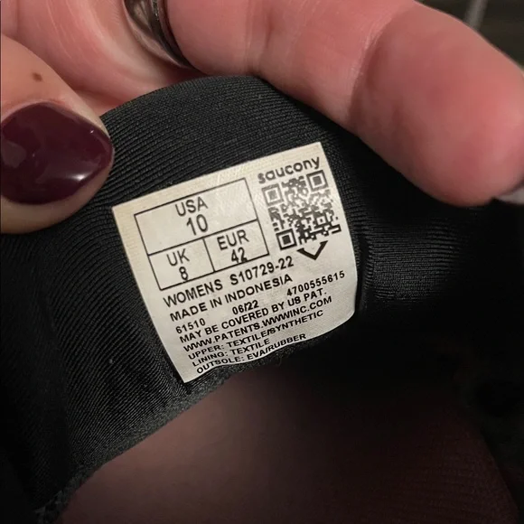 Women's Saucony Ride 15 Charcoal/Shell - 10 B Medium - Picture 2 of 5